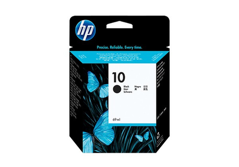 HP 10 Черный струйный картридж
