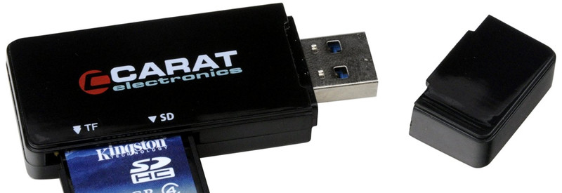 Carat Slimline USB 3.0 (3.1 Gen 1) Type-A card reader