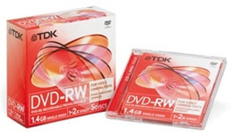 TDK 10 x DVD-RW 1.4GB 1.4GB DVD-RW 10pc(s)