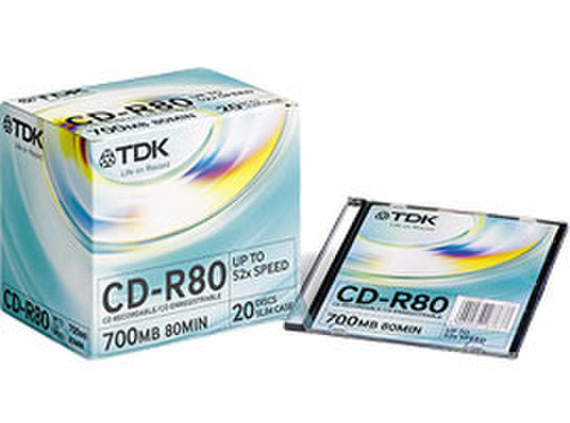 TDK CD-R 700 MB CD-R 700MB 20pc(s)