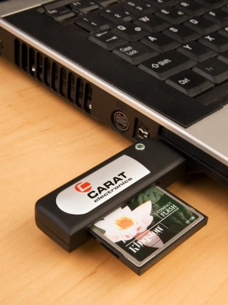 Carat 895077 USB 2.0 Schwarz Kartenleser