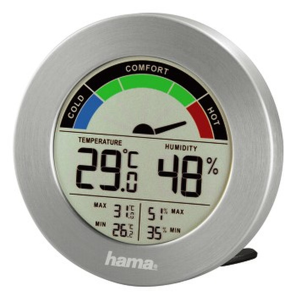 Hama TH-300 Для помещений Electronic hygrometer Cеребряный