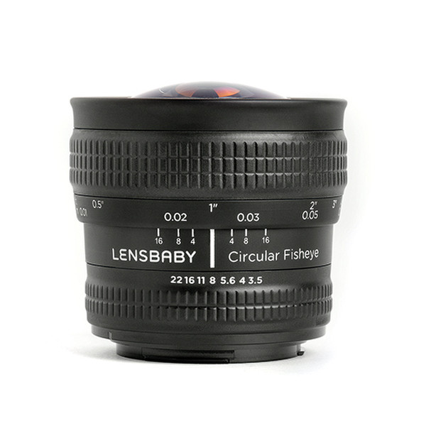 Lensbaby Circular Fisheye 5.8mm f/3.5 SLR Wide fish-eye lens Schwarz