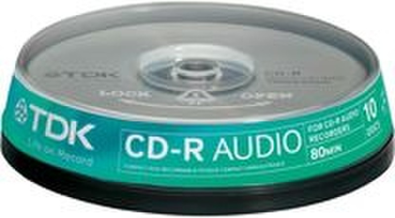 TDK CD-R 700MB Audio 40x 10 - pk CD-R 700MB 10pc(s)
