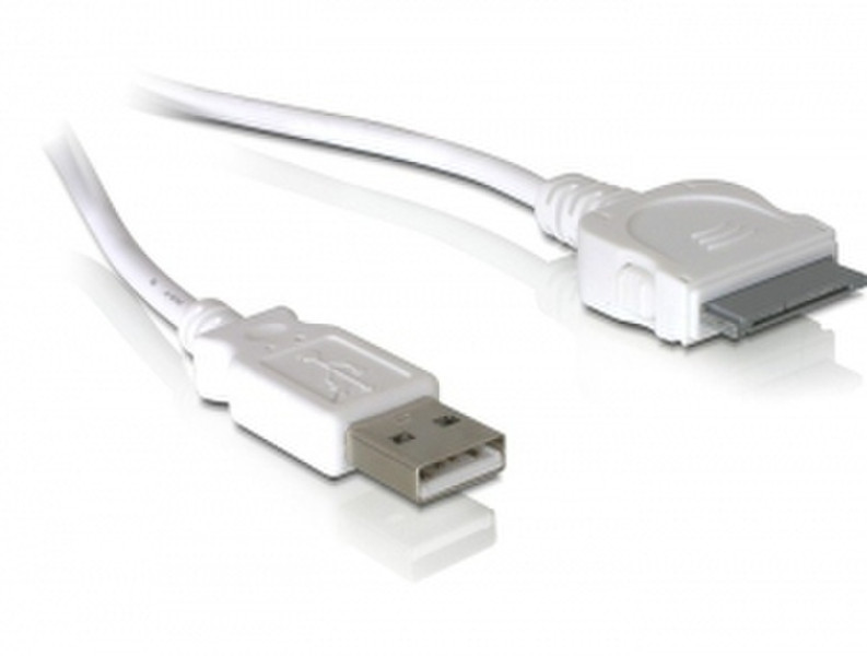 DeLOCK 3G USB data/power cable 1.8m White power cable