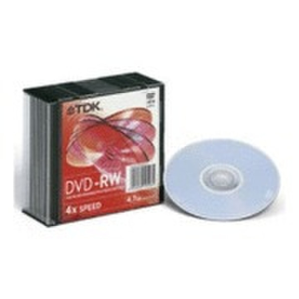 TDK DVD+RW 4.7GB 8x 4.7GB DVD+RW 10Stück(e)