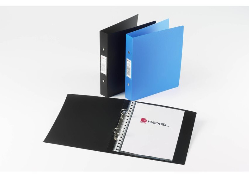 Rexel Budget 2 Ring Binder A5 Black