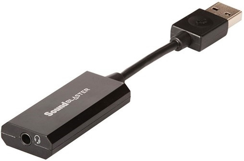 Creative Labs 70SB162000001 0.11м USB 3,5 мм Черный адаптер для видео кабеля