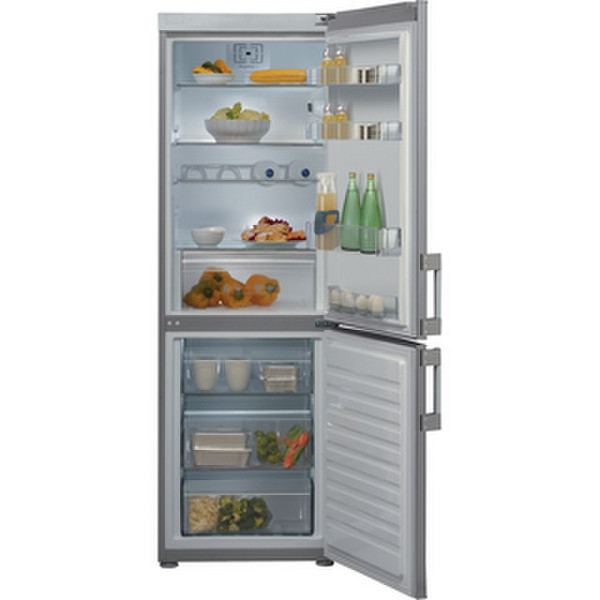 Bauknecht KGE 2183 freestanding 322L A++ Stainless steel fridge-freezer