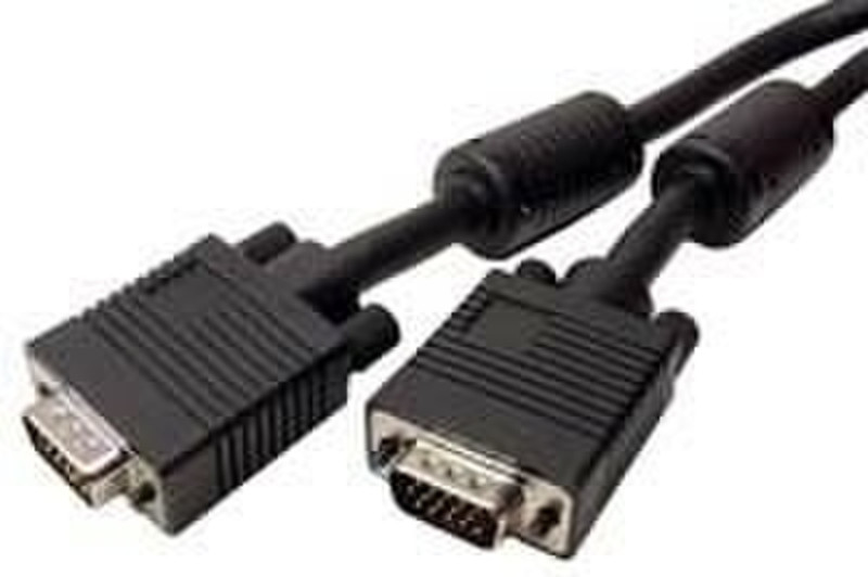 Cables Unlimited SVGA M/M 25 ft 7.62м VGA (D-Sub) VGA (D-Sub) Черный VGA кабель