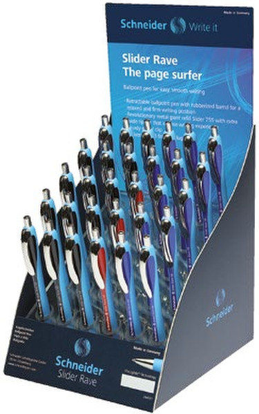 Schneider Slider Rave Display Black,Blue,Red 30pc(s)