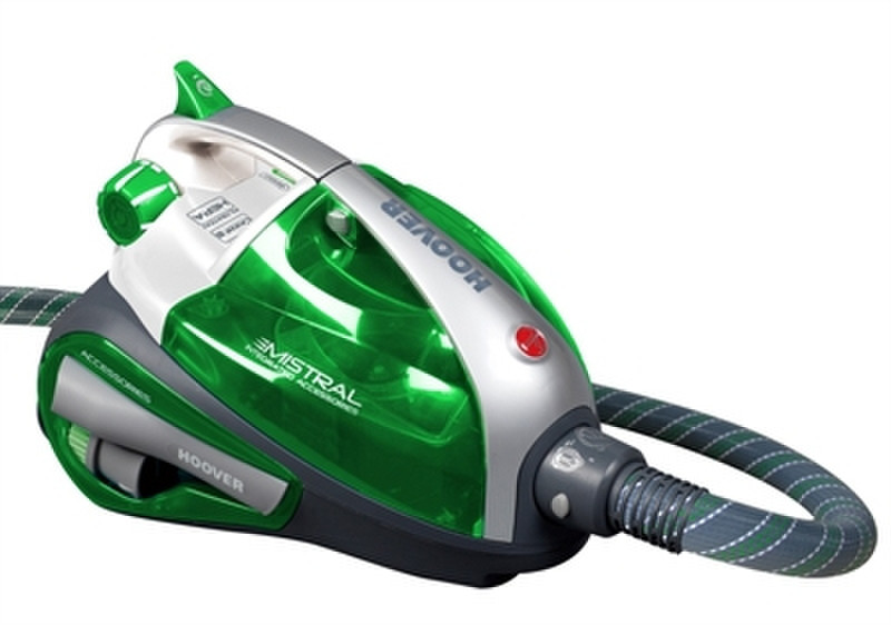 Hoover TMI 1215 Drum vacuum 2L 1200W Green,White