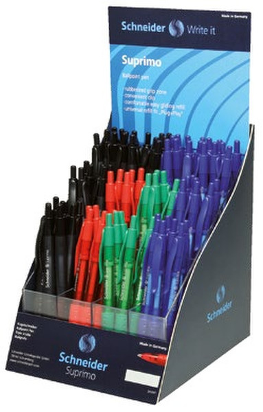 Schneider Suprimo Display Medium Black,Blue,Green,Red 80pc(s)