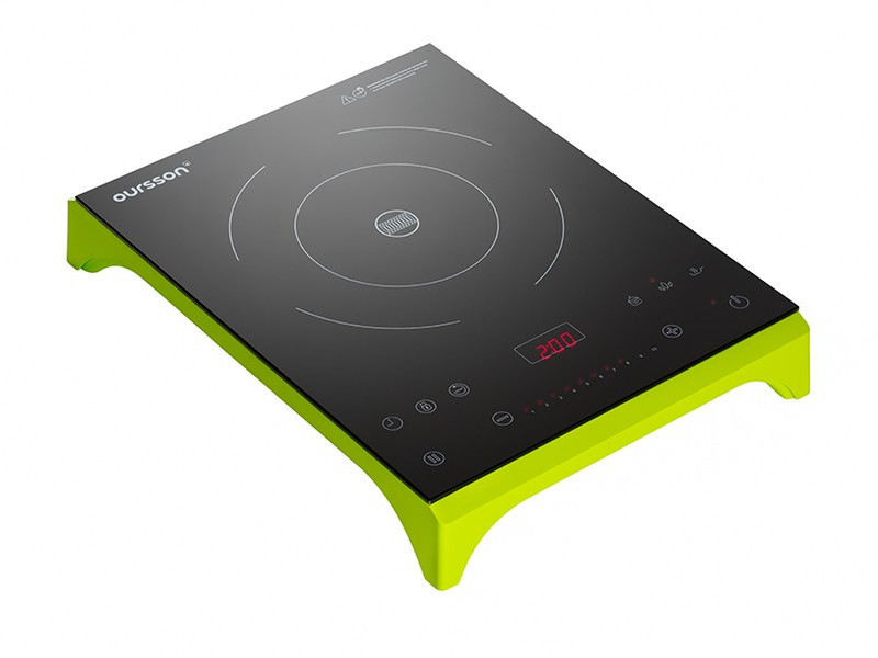 OURSSON IP1220T/GA Tabletop Induction Black,Green hob