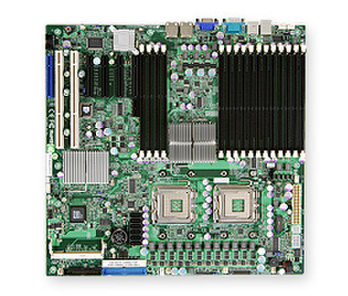 Supermicro X7DWN+ Intel 5400 Socket J (LGA 771) Расширенный ATX материнская плата для сервера/рабочей станции