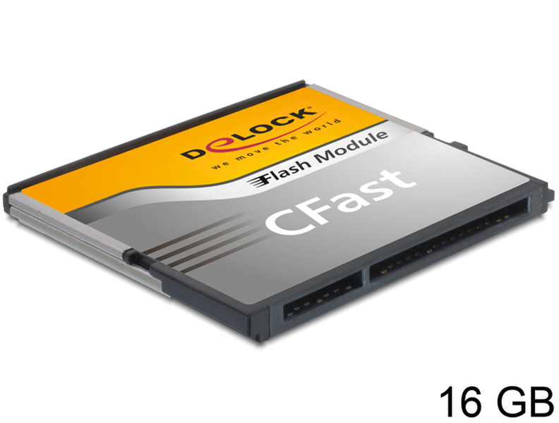 DeLOCK CFast 16GB 16ГБ SATA MLC карта памяти