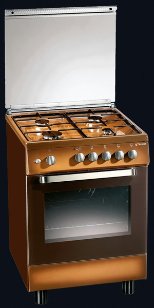 Tecnogas D52NCS Freestanding Gas hob Brown cooker