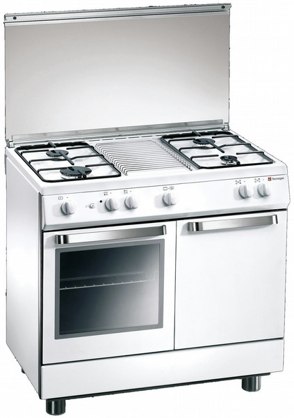 Tecnogas D982 Freestanding Gas hob White