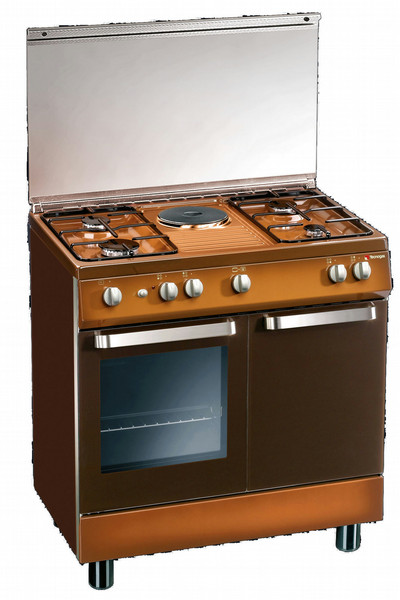 Tecnogas D881 Freestanding Gas hob A Brown