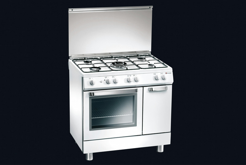 Tecnogas D824WS Freestanding Gas hob White cooker