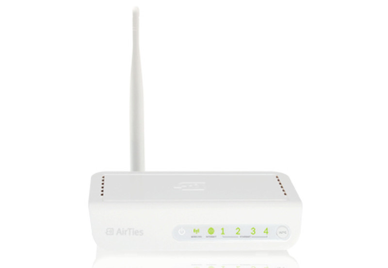 AirTies AIR 5342 Einzelband (2,4GHz) Schnelles Ethernet Weiß WLAN-Router