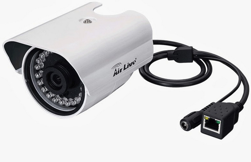 AirLive BU-2015 IP security camera Вне помещения Пуля Белый камера видеонаблюдения