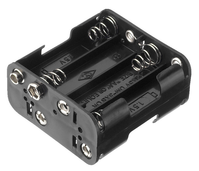 Monacor A-305/IT 8 AA Batteriehalter & -schnapper