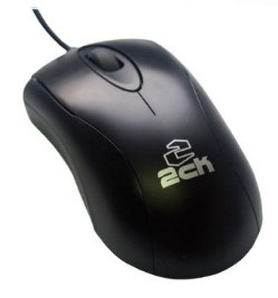 MCL SS-203 USB+PS/2 Оптический 800dpi Черный компьютерная мышь