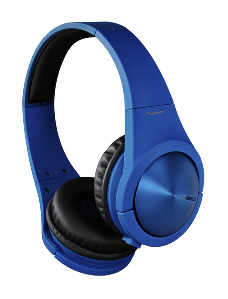 Pioneer SE-MX7 Kopfband Binaural Verkabelt Blau
