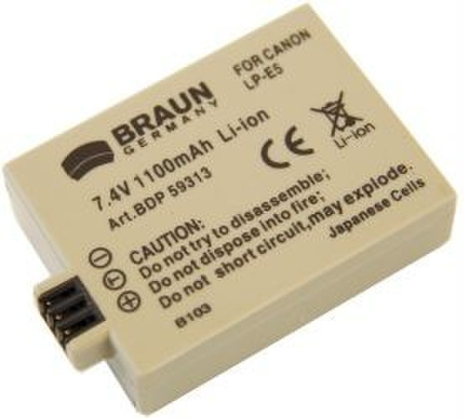 Braun BDP-CLPE5 Lithium-Ion 1100mAh 3.7V rechargeable battery