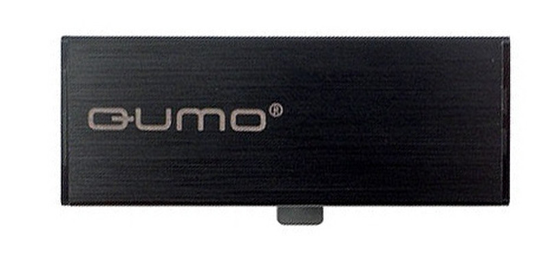 QUMO Aluminium 16GB 16GB USB 2.0 Type-A Black USB flash drive