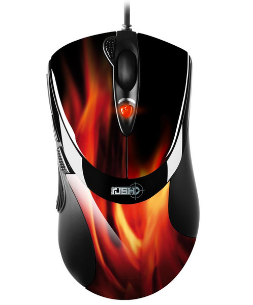 Sharkoon FireGlider USB Laser 3600DPI Black mice