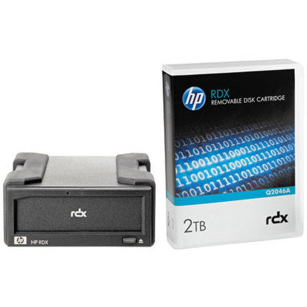 Hewlett Packard Enterprise RDX 2TB USB3.0 External Disk Backup System RDX 2000ГБ ленточный накопитель