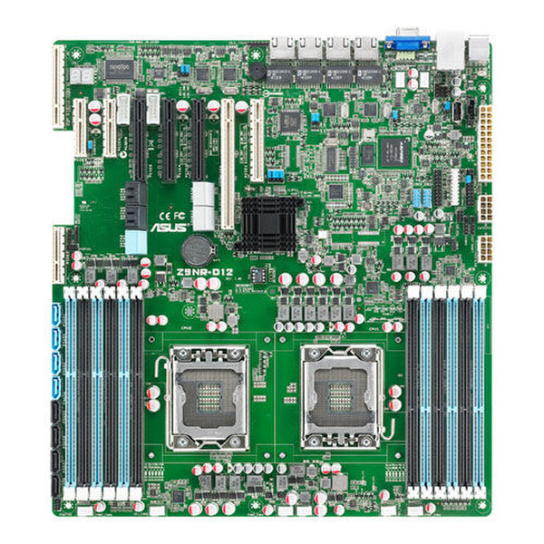 ASUS Z9NR-D12 Intel C602 Socket B2 (LGA 1356) EEB материнская плата для сервера/рабочей станции