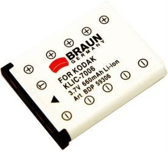 Braun BDP-KLIC7600 Lithium-Ion 660mAh 3.7V rechargeable battery