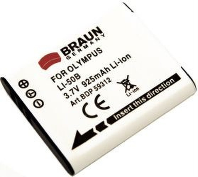 Braun BDP-OLI50B Литий-ионная 925мА·ч 3.7В аккумуляторная батарея