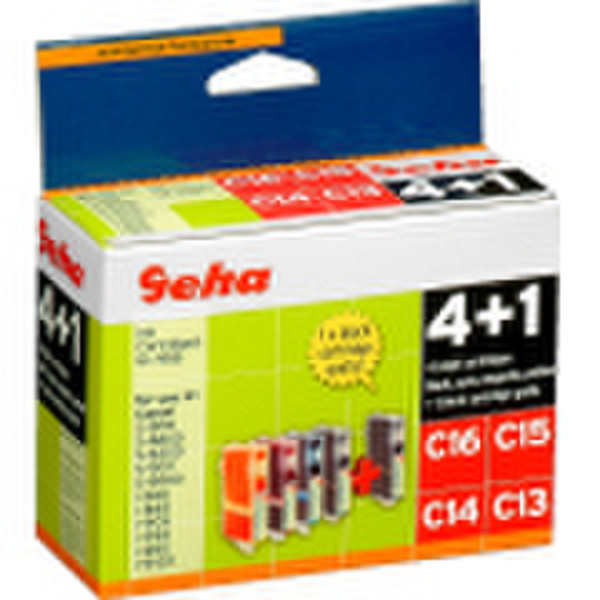 Geha C13-C16 Bonuspack 4+1 Canon ink cartridge