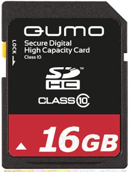 QUMO 16GB, SDHC 16GB SDHC Class 10 Speicherkarte