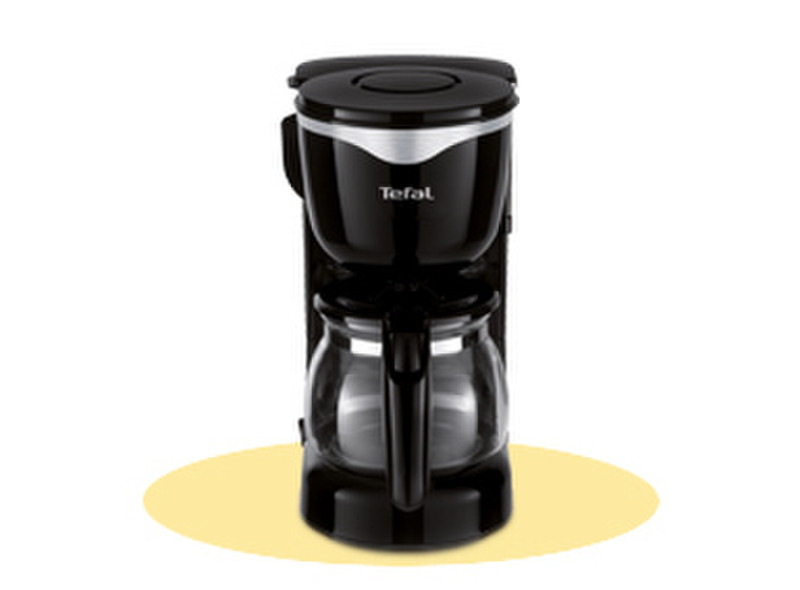 Tefal Dialog Mini Drip coffee maker 0.6L 6cups Black,Stainless steel