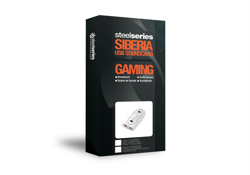 Steelseries Siberia USB Soundcard 7.1channels USB