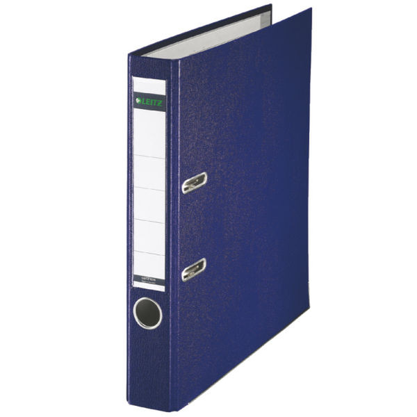 Leitz 180° Plastic Lever Arch File Blue folder