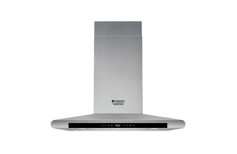 Hotpoint HLC 6.8 AT X/HA Wall-mounted 772m³/h Silver cooker hood