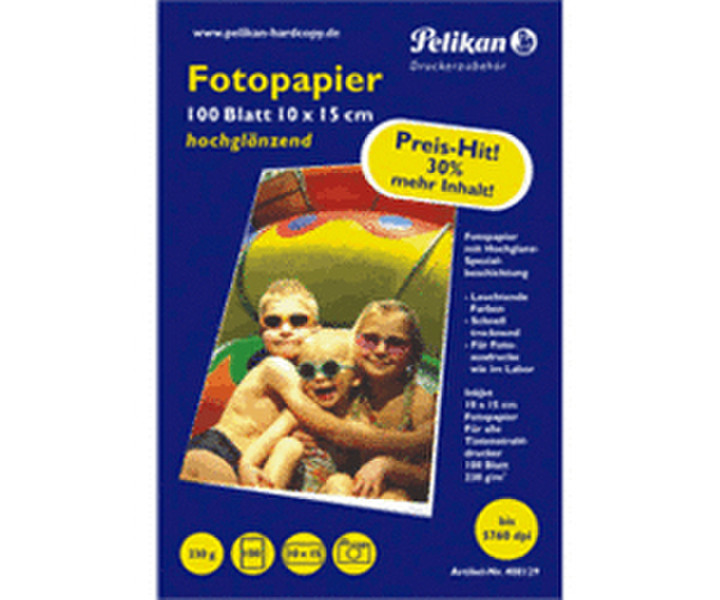 Pelikan 408129 Hoch-Glanz Fotopapier