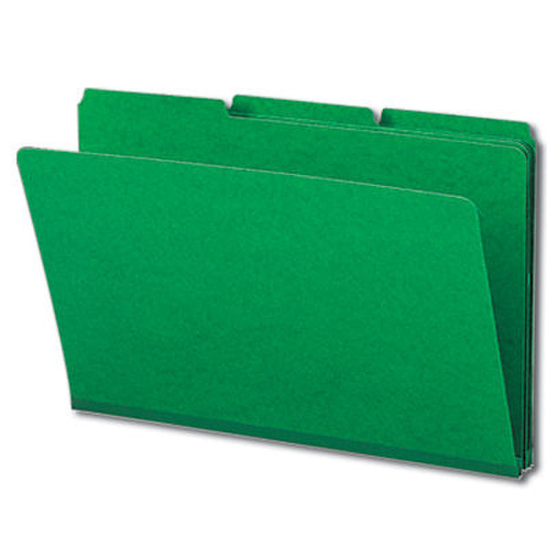 Smead Colored Pressboard Folders Legal Green Зеленый папка