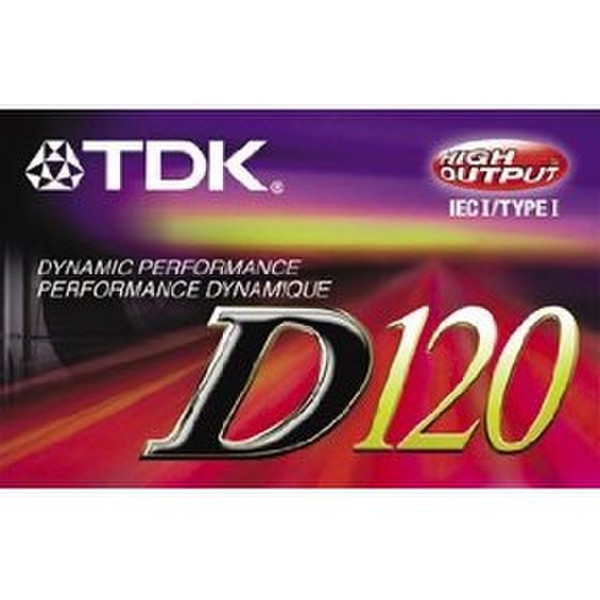 TDK D120 120мин 1шт