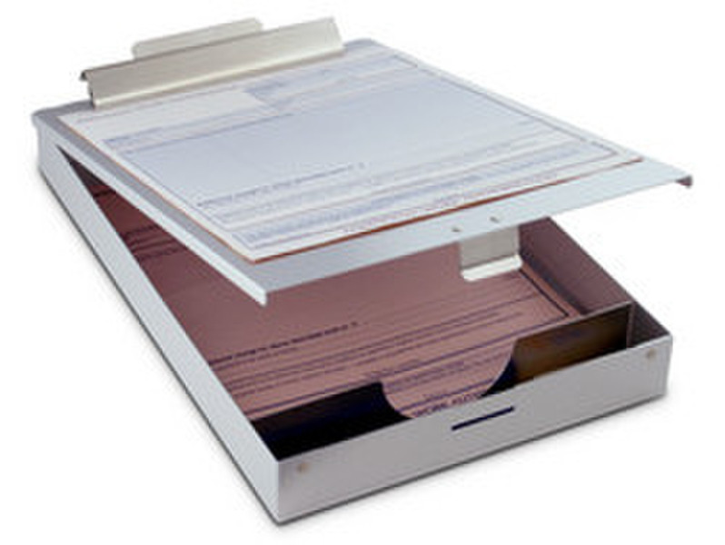 Saunders Recycled Aluminum Antimicrobial Redi-Rite Silver clipboard