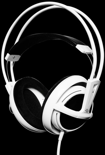 Steelseries Siberia Full-size Headset Binaural Wired White mobile headset