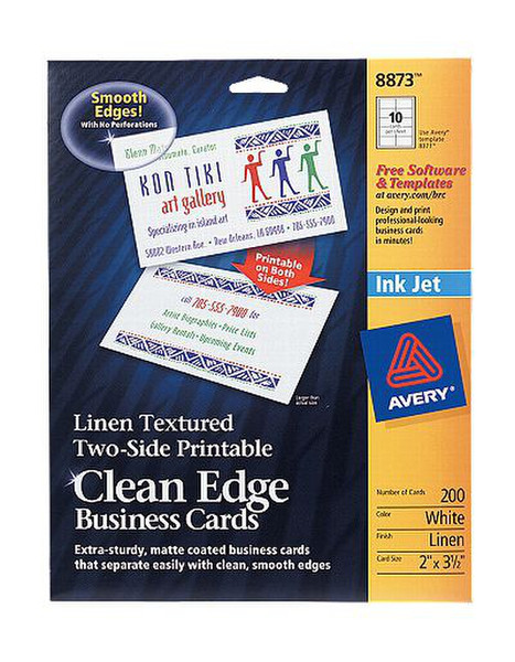 Avery 8873 200pc(s) business card