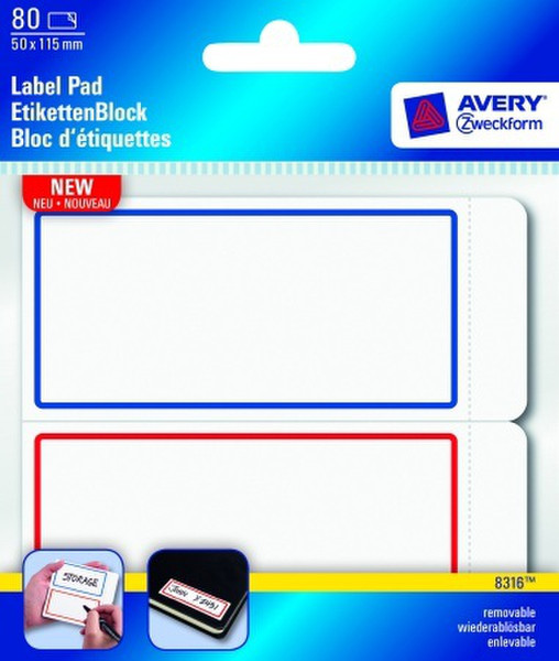 Avery 8316 40pc(s) self-adhesive label