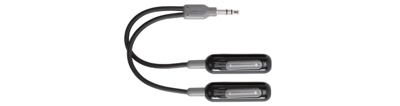 Griffin SmartShare Headphone Splitter Cable 3.5 3.5 Черный кабельный разъем/переходник